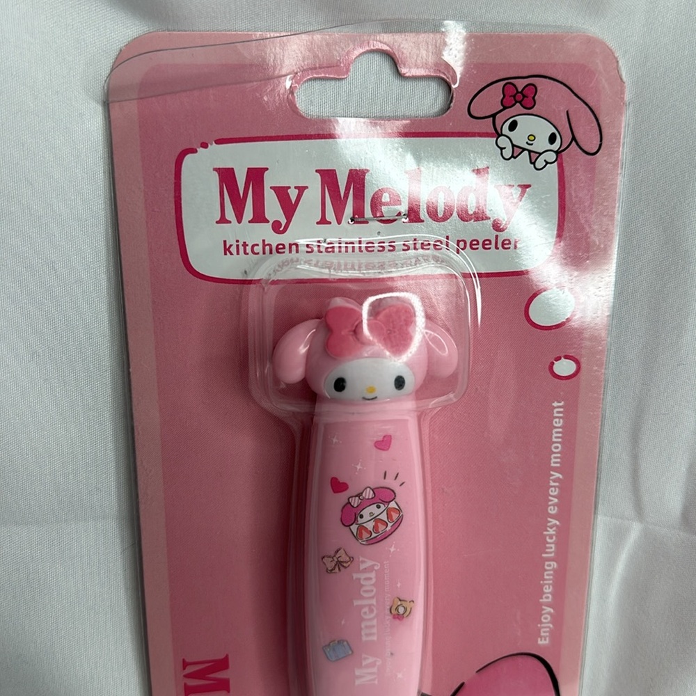 Sanrio My Melody Stainless Steel Fruit Peeler Tool for Effortless Peel… - Picture 2 of 11